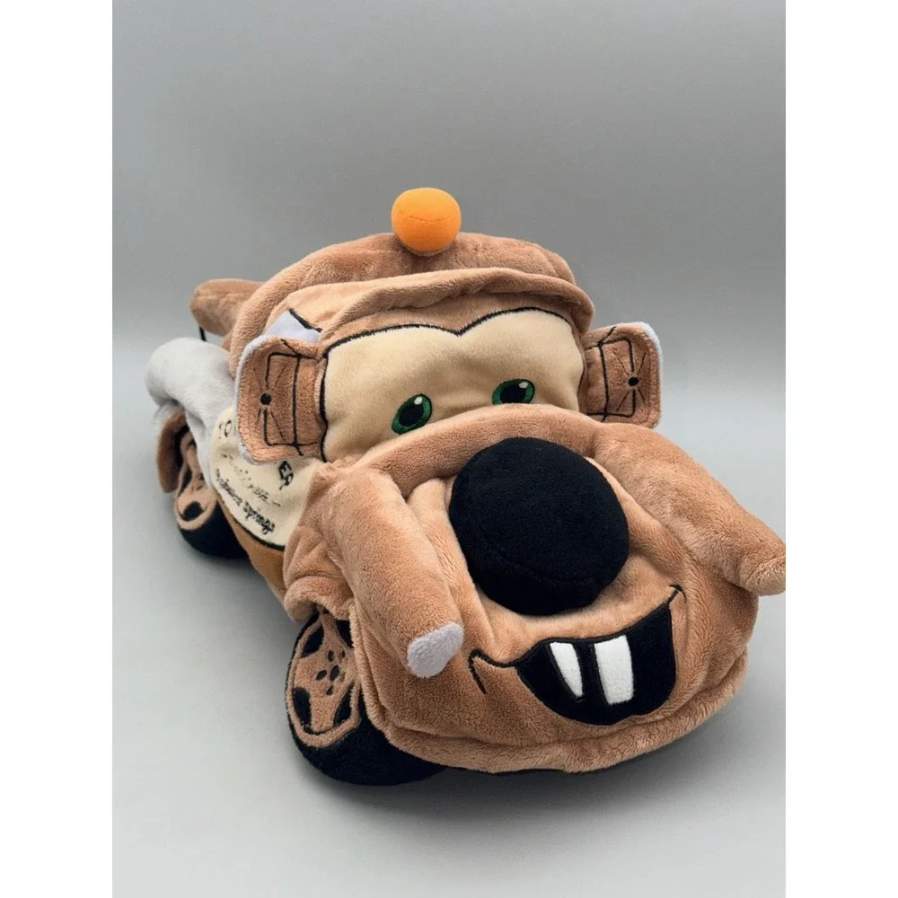 Disney Pixar Cars Tow Mater Plush Pillow Cushion 18x10 Radiator Springs